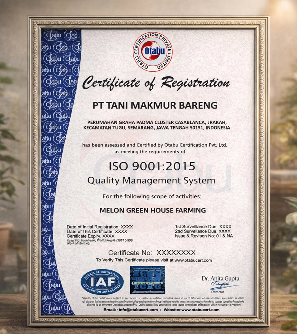 ISO certification